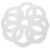 Beaupretty 10Pcs Wax Machine Paper Ring Mats for Hair Removal Non-Stick Wax Heater Accessories Protective Mats for Waxing Compatible view 1