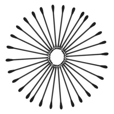 Beavorty 100Pcs Disposable Tools Dual Head Cotton Swabs for Pore Cleansing Safe for All Skin Types Multifunctional Facial Blackhead Extractor