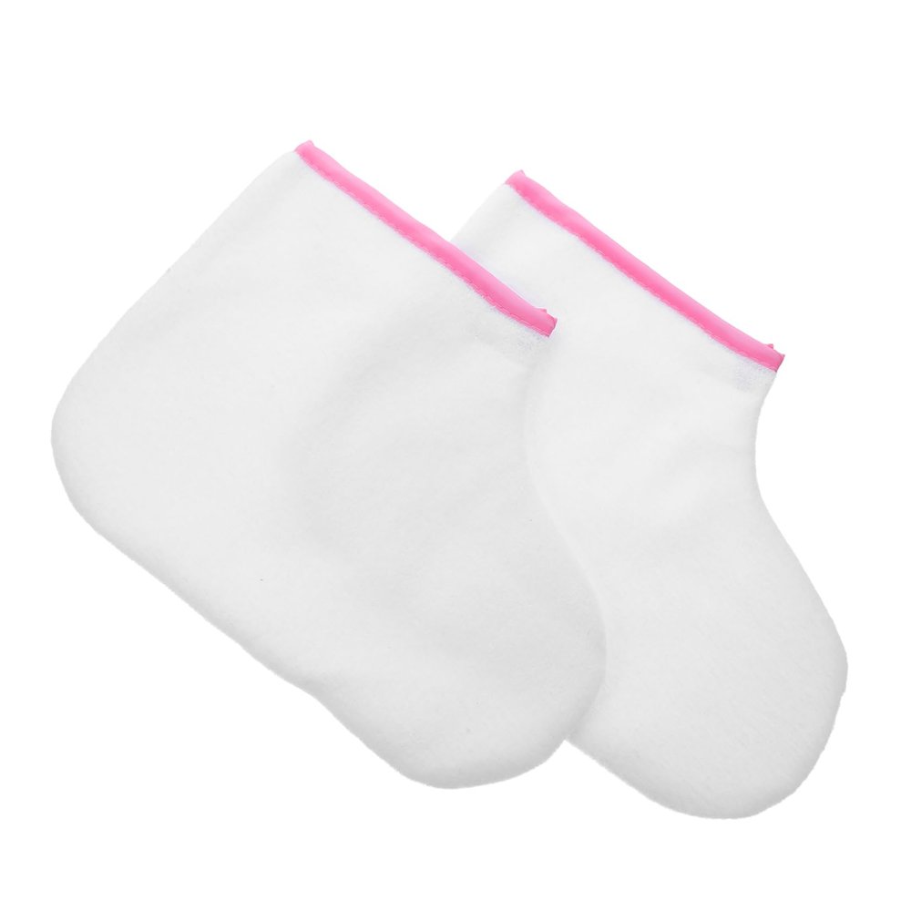 ERINGOGO 2Pcs Paraffin Wax Foot Covers Spa Booties for Foot Care Reusable Pedicure Accessories for Home and Salon Use Durable and Comfortable Design
