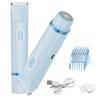 Bikini Trimmer for Women,2-in-1 Electric Razors for Womens with Painless Ceramic Blades,Waterproof Wet & Dry Use,Rechargeable Dual Head Electric Shaver for Pubic Legs Underarm Face Hairs& Body view 1