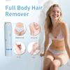 Bikini Trimmer for Women,2-in-1 Electric Razors for Womens with Painless Ceramic Blades,Waterproof Wet & Dry Use,Rechargeable Dual Head Electric Shaver for Pubic Legs Underarm Face Hairs& Body view 2