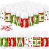 50 Pcs Christmas Lip Balm Bulk Mini Candy Cane Peppermint Flavor Lip Balms Bulk Christmas Stocking Stuffers Xmas Party Gifts Small Thank You Employee Appreciation Gifts for Women Men (Green Red) view 1