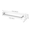 ABOOFAN 3Pcs Clear Claw Clip Organizer Wall Mounted Stylish Hair Clip Display Stand for Scarf Ties Headbands Storage for Home Salon Use view 2