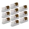 Beatifufu 10pcs Steel Wire Nail Drill Cleaning Brush Set Dual Head Electric Manicure Tool for Nail Art Dust Brush Portable Suitable for Professional Use view 1