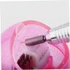 TOGEVAL 2Pcs Nail Drill Bit Cleaner Ergonomic Manicure Brush for Nail and Use Compact and Detachable Design for Easy Cleaning of Nail Drill Bits view 3