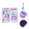 PartyKindom 12-Piece Stainless Steel Manicure Set Professional Nail Care Tools for Fingernail and Toenail Grooming Travel-Friendly Kit Case for Home and Salon Use view 2