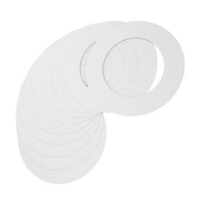 FOMIYES 10Pcs Waxing Machine Paper Ring Mats Waterproof Wax Heater Accessories for Hair Removal Compatible Wax Warmers Easy to Use for Home and Salon