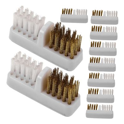Beaupretty 10Pcs Wire Nail Drill Brush Multifunctional Portable Nail Art Tools for Efficient Removal and High Efficiency Durable Performance for Nail