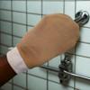 Exfoliating Mitts Body Scrub Gloves for Bath or Shower, Men and Women's Deep Clean Exfoliating Tool to Remove Dead Skin and Dirt, Home Spa and Self-Tanning. 3 Pieces (Black, Beige, Brown) view 4