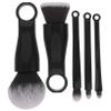 OATIPHO 5Pcs Portable Makeup Brush Cosmetic Tools for Foundation Powder and Blush Soft Faux Bristles for Even Application for Everyday Use and Travel view 1