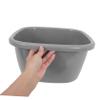 Anneome 2pcs Large Plastic Wash Basin Set Versatile Hand Laundry Tub for Bathroom Salon Hair Washing and Bedside Use Convenient Washbasin for Students and Elderly view 4