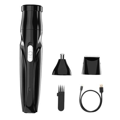 WRITWAA 1Set Electric Nose Hair Trimmer Low Noise Facial Hair Clipper for Men Women Portable Rechargeable Easy Cleaning Design for Eyebrows Ears Body Hair Removal