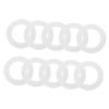 minkissy 10Pcs Wax Machine Mats Durable Protective Paper Rings for Wax Heater Essential Waxing Accessories for Hair Removal Prevent Spills Keep Machines Clean view 1