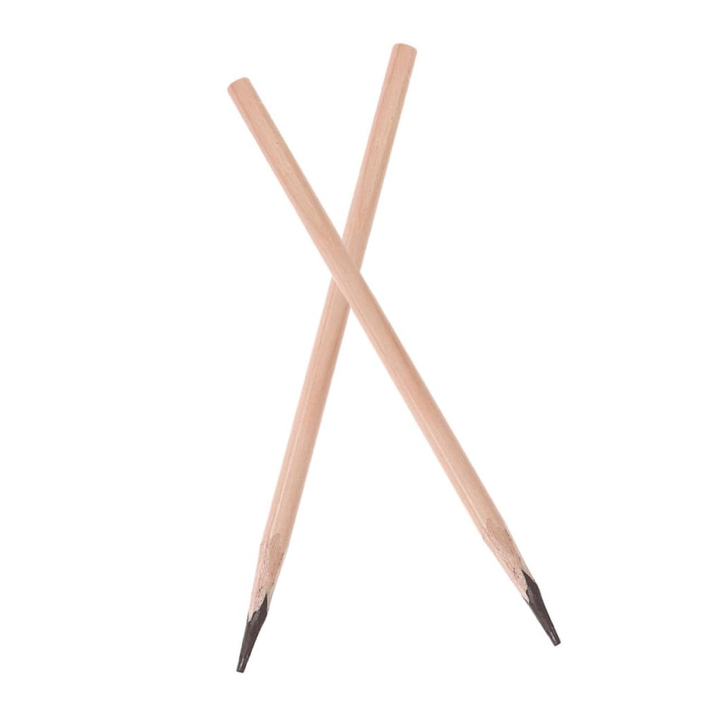 Beaupretty 2Pcs Wooden Eyebrow Pencil with Ultra Fine Tip for Natural Shaping Durable Makeup Tool for Women for Daily Use and Special Events and Smudge