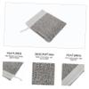 DEARMAMY 3Pcs Exfoliating Shower Cleaning Mittens Linen Bath Gloves for Gentle Face Washing Full Body Scrubbing and Rich Generation for Healthy Skin and Circulation view 2