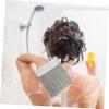 DEARMAMY 3Pcs Exfoliating Shower Cleaning Mittens Linen Bath Gloves for Gentle Face Washing Full Body Scrubbing and Rich Generation for Healthy Skin and Circulation view 3