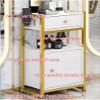MGJILKU Modern Barber Wall Station with Storage Drawers, Hair Dryer Organizer Cabinet for Hair Salon, Beauty Room, Studio, or Home Styling Setup(B) view 3