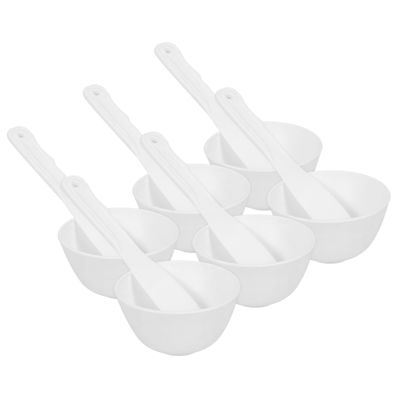Beavorty 1Set Silicone Face Mask Mixing Bowls Kit with Applicator DIY Mud Mask Bowl for Skincare Lightweight Portable Silicone Facial Mask Making Tools for Home Travel