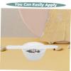 Beavorty 1Set Silicone Face Mask Mixing Bowls Kit with Applicator DIY Mud Mask Bowl for Skincare Lightweight Portable Silicone Facial Mask Making Tools for Home Travel view 3
