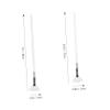 CALLARON 2Pcs Fan Shaped Eyelash Brush Dual Makeup Tool for Precise Lower Lash Application Durable Design for Salon Travel Use for Beginners view 2