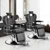 Hicomony Professional Barber Chair for Barbershop Hydraulic Reclining Heavy Duty Salon Chair, 360 Degree Swivel for Hair Stylist Tattoo Home view 4