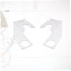 LIFKOME 2Pcs Brush Base Holder Transparent Mane Brush Rack for Men for Home Travel Prolongs Brush Life Fits Shaving Brushes view 2