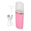 SOESFOUFU 1Pc USB Nano Facial Steamer Moisturizing Face Humidifier for Skin Care Portable Mist Sprayer Pink Improves Skin Texture Silent Operation for Home Travel view 1