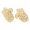WOFASHPURET 1Pair Exfoliating Mitts for Body Wash Natural Sisal Bath Gloves Reusable Scrub Mittens for Skin Cleansing Handwoven Ergonomic Design for Home Travel Use view 1