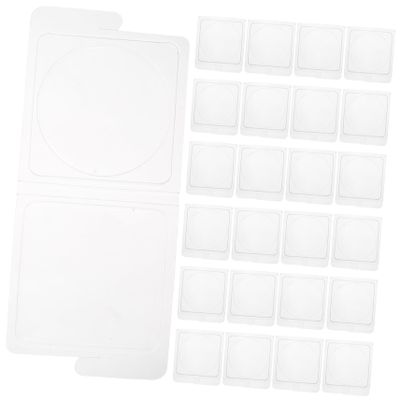 MUCKLILY 40Pcs Makeup Palette for DIY Highlighter and Blush Cosmetic Storage Box Versatile Container for Handmade Eyeshadow Durable and Easy to Clean
