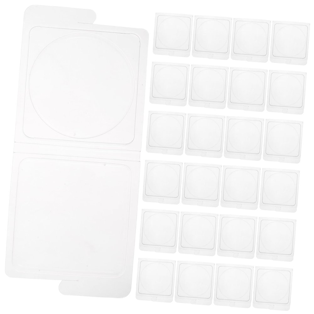MUCKLILY 40Pcs Makeup Palette for DIY Highlighter and Blush Cosmetic Storage Box Versatile Container for Handmade Eyeshadow Durable and Easy to Clean
