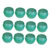 NIYANGLE 12pcs Mushroom Shape Travel Bottles Sift Bottles for Cosmetics Creams Ointments Sealed Lid Portable Packaging Containers view 1