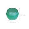 NIYANGLE 12pcs Mushroom Shape Travel Bottles Sift Bottles for Cosmetics Creams Ointments Sealed Lid Portable Packaging Containers view 2
