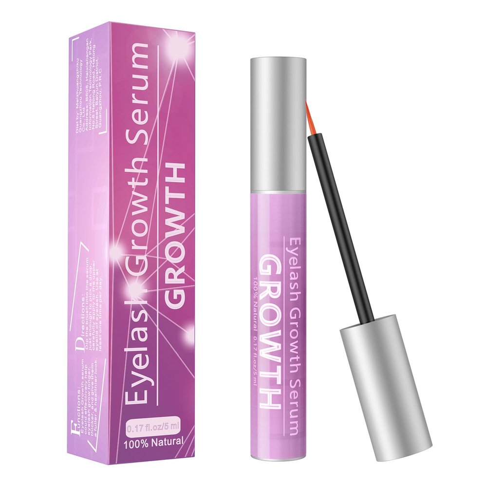 Eyelash Growth Serum with Natural Formula Advanced Lash Enhancing Serum for Longer,Thicker,Fuller Looking Lashes Gentle & Vegan 0.17 Fl Oz (5mL)