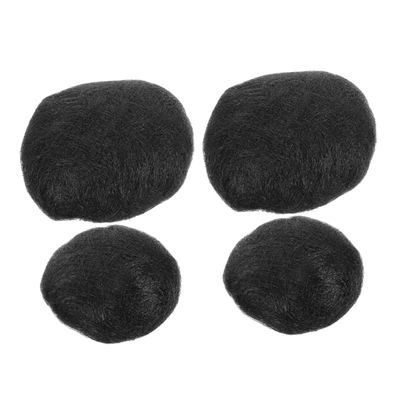 Didiseaon 4Pcs Hair Bun Hairpieces for Women Synthetic Chignon Extensions for Updo Styles for Weddings Parties and Performances Easy to Install Reusable Donut Buns