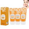 Orange Exfoliating Gel for Face and Body - Brightening Facial Scrub with Jojoba Oil, Gentle Exfoliator for Sensitive Skin, Deep Cleansing Moisturizing Gel-50g (3 pcs) view 1