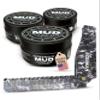 Bossman MUDstache Wax for Men 3 Pack + 3.5-Inch Acetate Folding Comb for Men  Strong 24-Hour Hold Wax + Travel Size Mustache & Beard Comb - Made in USA view 1
