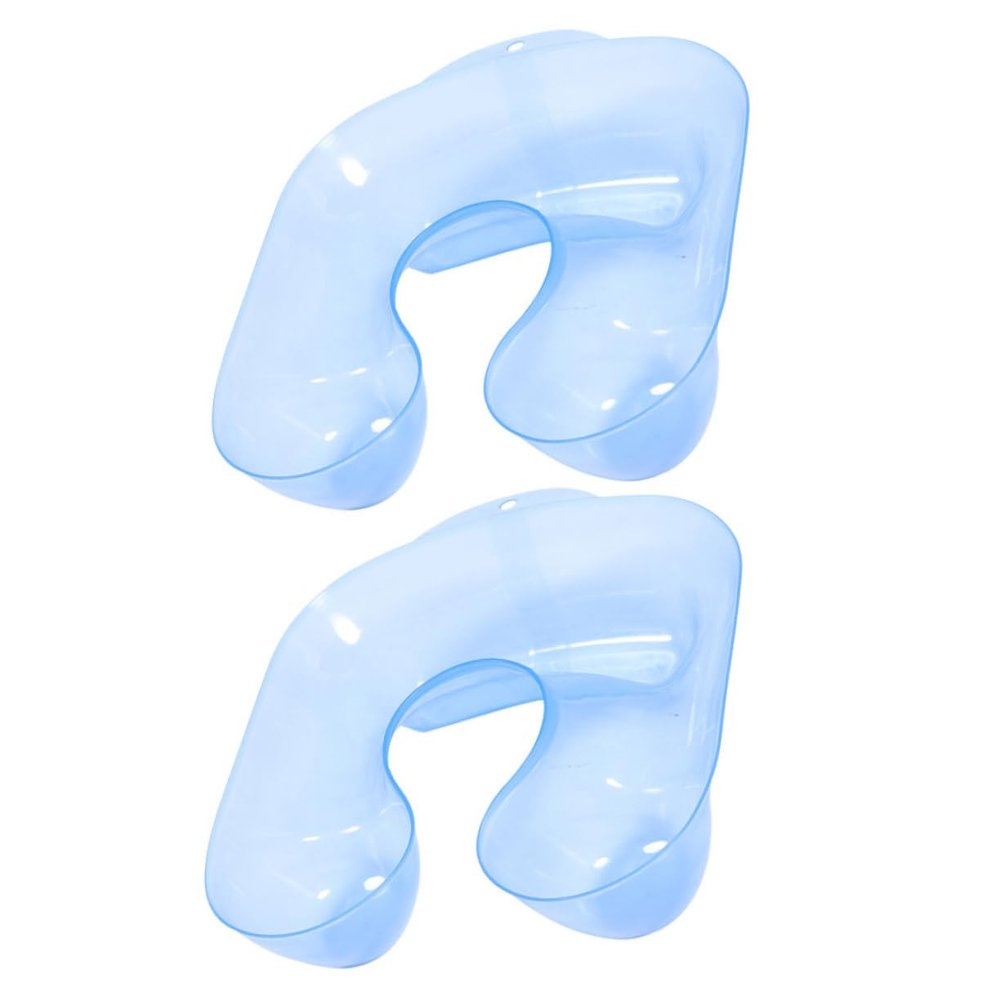 Healvian 2pcs Salon Hairdressing Shoulder Cover Plastic for Dyeing