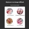 GENYUI Stainless Steel Beveled Nails Cutter for Thick Ingrown Toenails Anti Splash Design Wide Opening Ergonomic Handle view 3