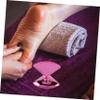 DECORNIJIA Glass Foot File and Hair Remover Efficient Dead Skin Exfoliator for Smooth Feet Portable Pumice Scrubber for Shower Use Red Design view 3