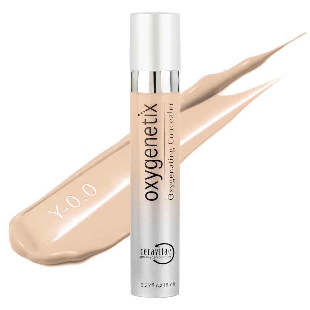 Oxygenetix Oxygenating Concealer  Y-0.0 | Full Coverage for Dark Circles, Face & Body | Lightweight, Sweat-Resistant Formula