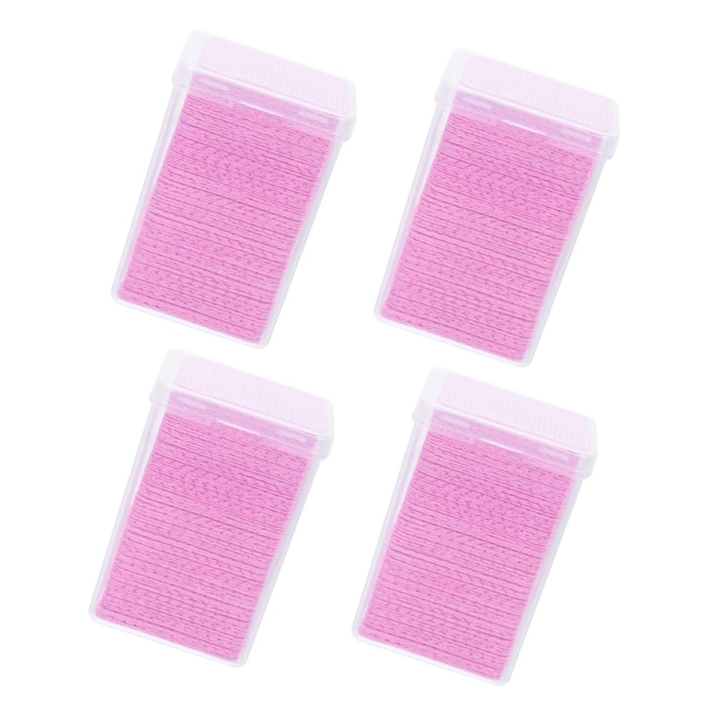 CALLARON Cotton Pads for Face Reusable Lash Glue Wipes Eyelash Extension Cleanser