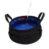 Abaodam 2Pcs Portable Collapsible Wash Bucket Royal Blue Durable Lightweight Foot Wash Basin for Outdoor Camping Hiking Travel Laundry Use Water Container view 1