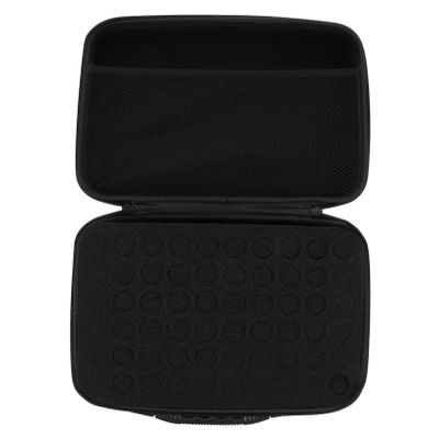 ELAYARD Portable Essential Oil Storage Case for Bottles Travel Friendly Organizer Pouch with Soft Dividers for Presentations Displaying Aromatherapy Oils