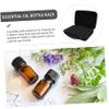 ELAYARD Portable Essential Oil Storage Case for Bottles Travel Friendly Organizer Pouch with Soft Dividers for Presentations Displaying Aromatherapy Oils view 2