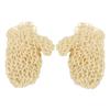 Beaupretty 1Pair Sisal Bath Exfoliating Gloves Natural Loofah Mitts for Dead Skin Removal Comfortable Fit Reusable Body Scrub Gloves for Smooth Skin Care view 1