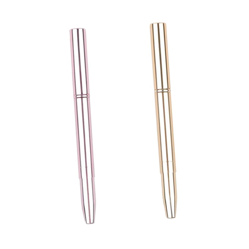 WRITWAA 2Pcs Double Ended Lipstick Applicator Makeup Brush Travel Friendly Lip Brushes with Caps for Smooth Lip Lines Durable Makeup Tool for Professionals and Everyday Use