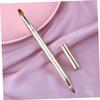 WRITWAA 2Pcs Double Ended Lipstick Applicator Makeup Brush Travel Friendly Lip Brushes with Caps for Smooth Lip Lines Durable Makeup Tool for Professionals and Everyday Use view 3