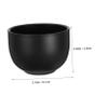 FOMIYES Matte Sandblasted Shaving Soap Bowl Deep Shaving Bowl for Rich Foaming Lightweight Portable Shaving Cup for Home Dorm Travel Use view 2
