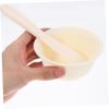 DEARMAMY 1Set Silicone Facial Mask Mixing Bowl DIY Tool Kit for Masks Hair Oil Safe Odorless Silicone Material Easy to Hold Applicator for Skincare and Beauty view 2