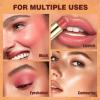 2-in-1 Creamy Face Cheeks Contour MakeupDual-Ended ContourBlush StickButter RadianceMulti-Use Makeup Cream Blush StickSmooth Hydrating Formula,Light and soft misty makeup effect(02#) view 2